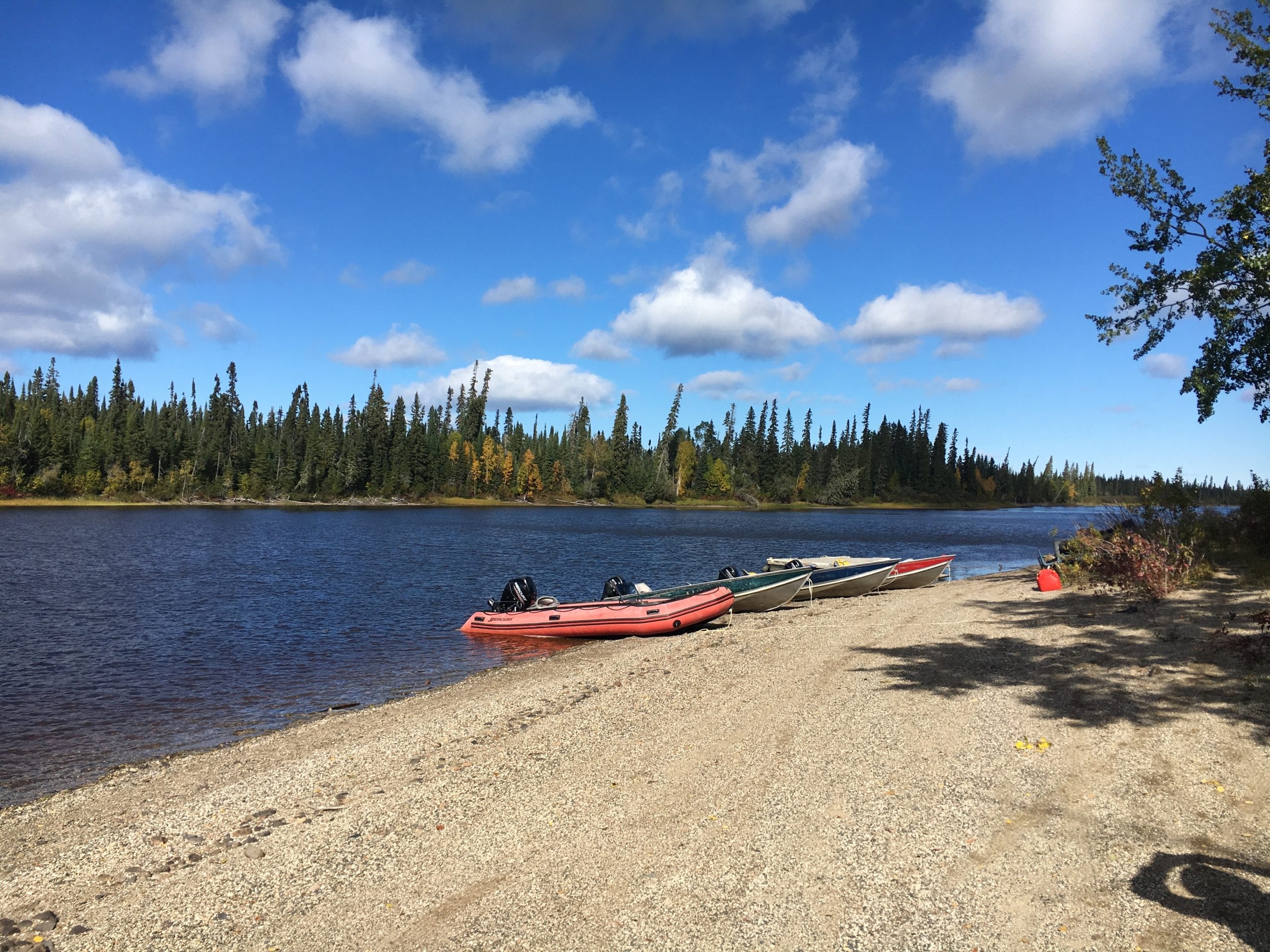 Fishing in Nakina, Ontario